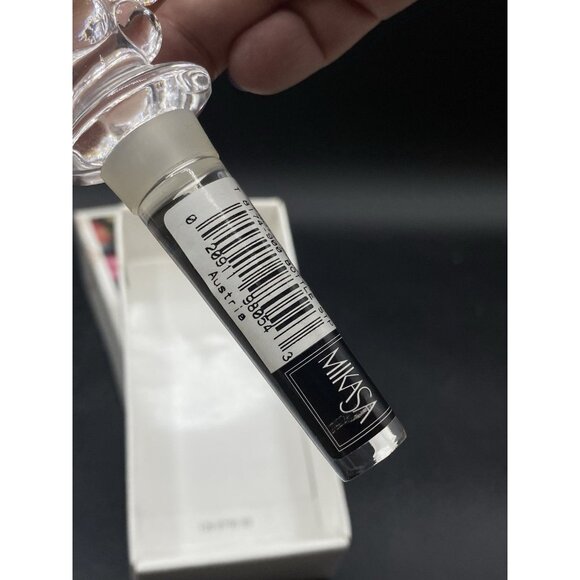 Mikasa Wine Bottle Stopper Austrian Lead Crystal Fruit Collection Grapes Leaves - Picture 8 of 10